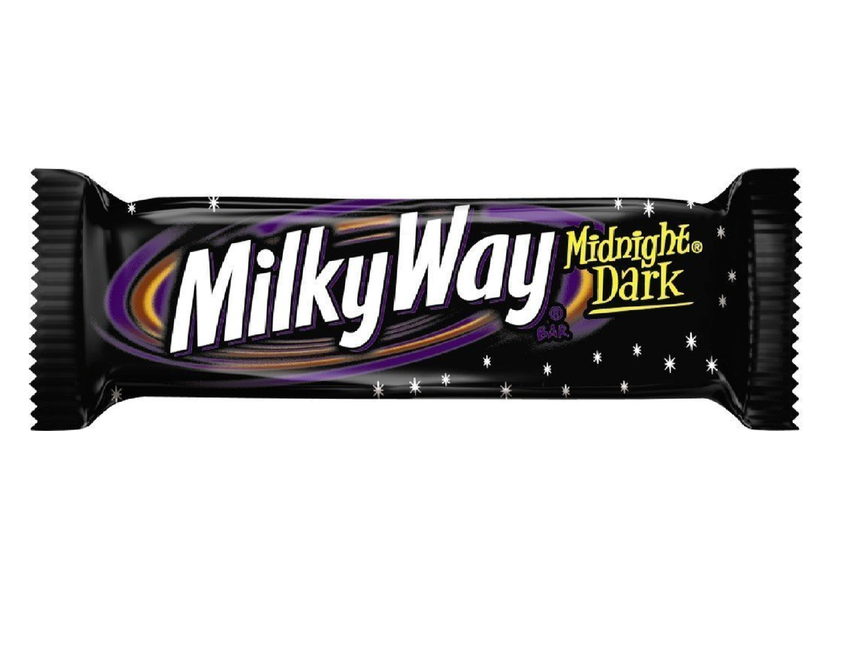 MILKY WAY Midnight Dark Chocolate Caramel Nougat (very rare)