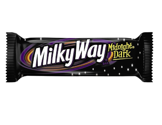 MILKY WAY Midnight Dark Chocolate Caramel Nougat (very rare)