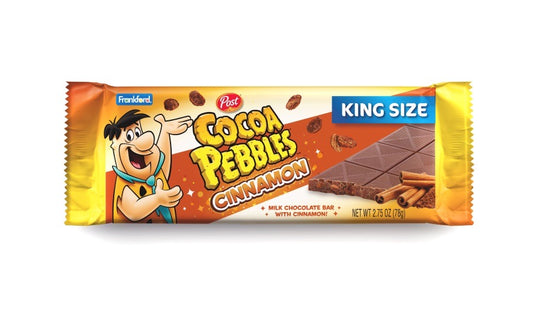 Frankford Cocoa Pebbles Chocolate Cinnamon Bar 2.75oz (78g) Kingsize Bars