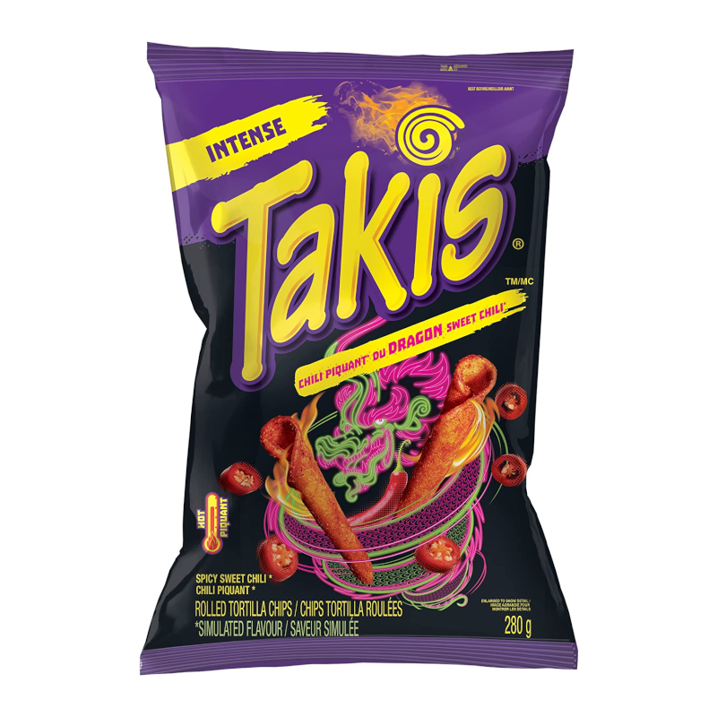 Takis intense dragon sweet chilli 280 limited addition