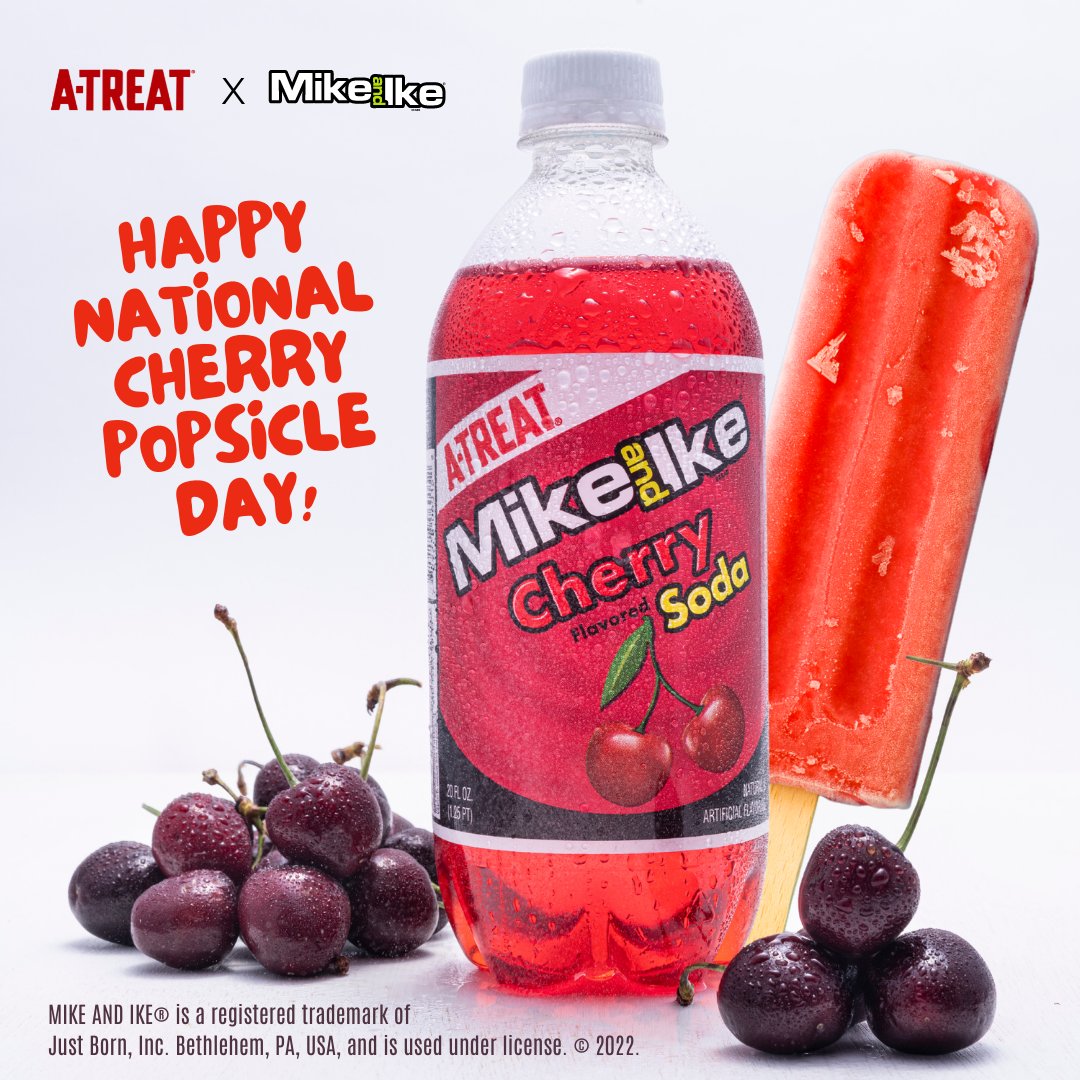 Mike n Ike cherry soda 591ml