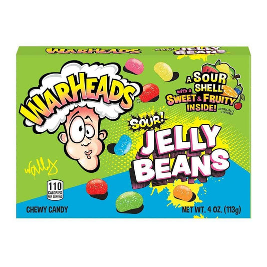 Warheads sour jelly beans 113g