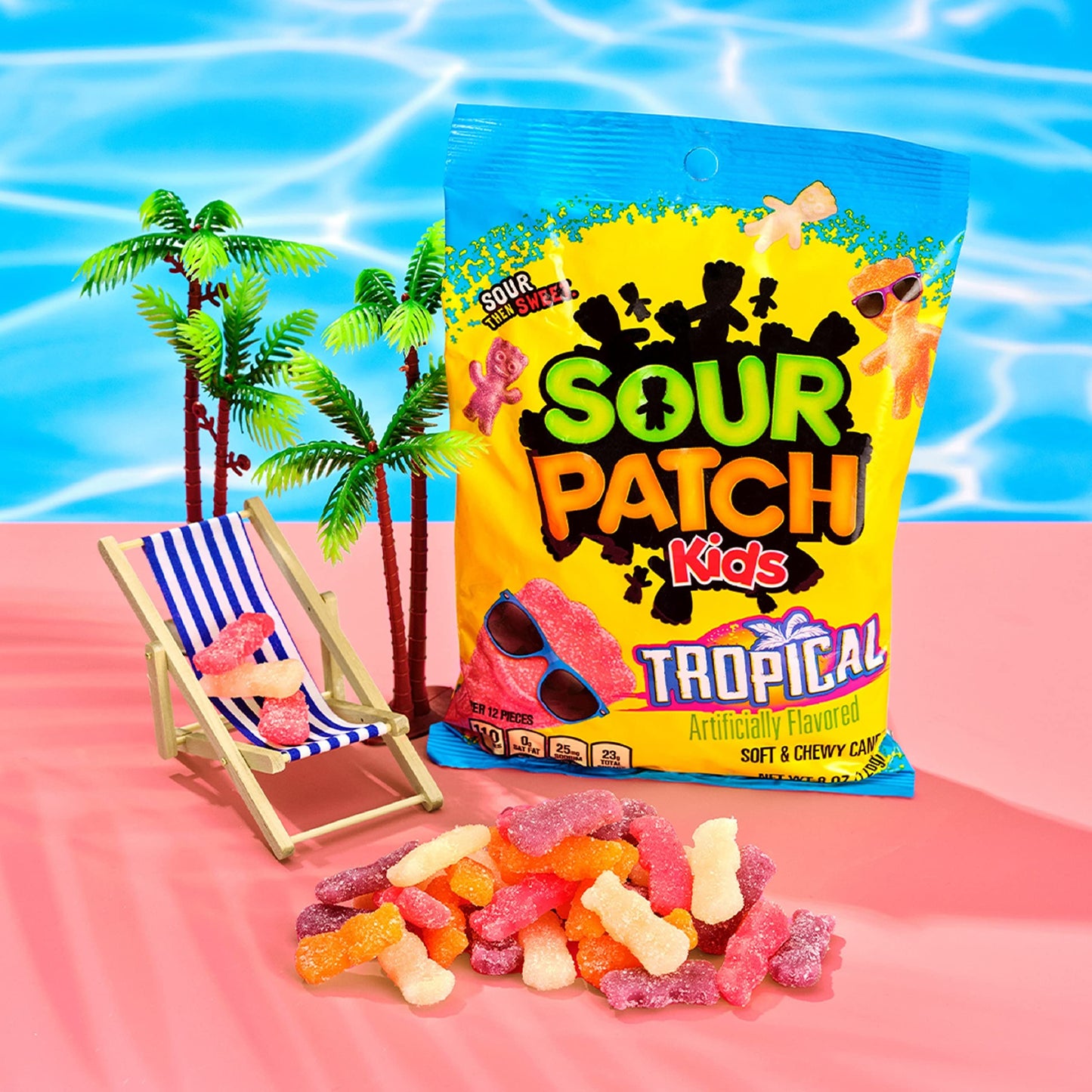 Sour patch kids tropical peg bag 141g
