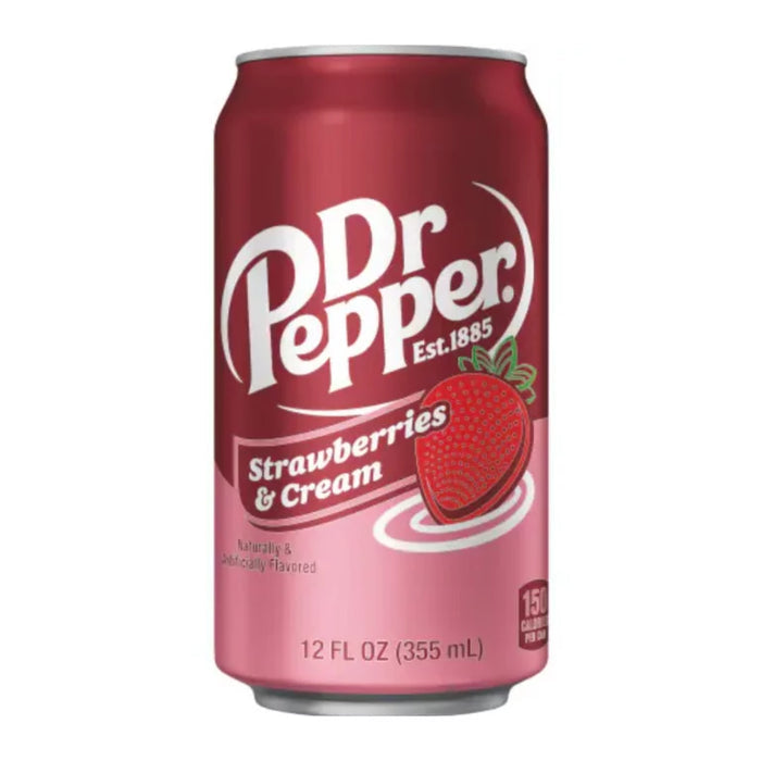 Dr Pepper strawberries & cream 355ml limited addition