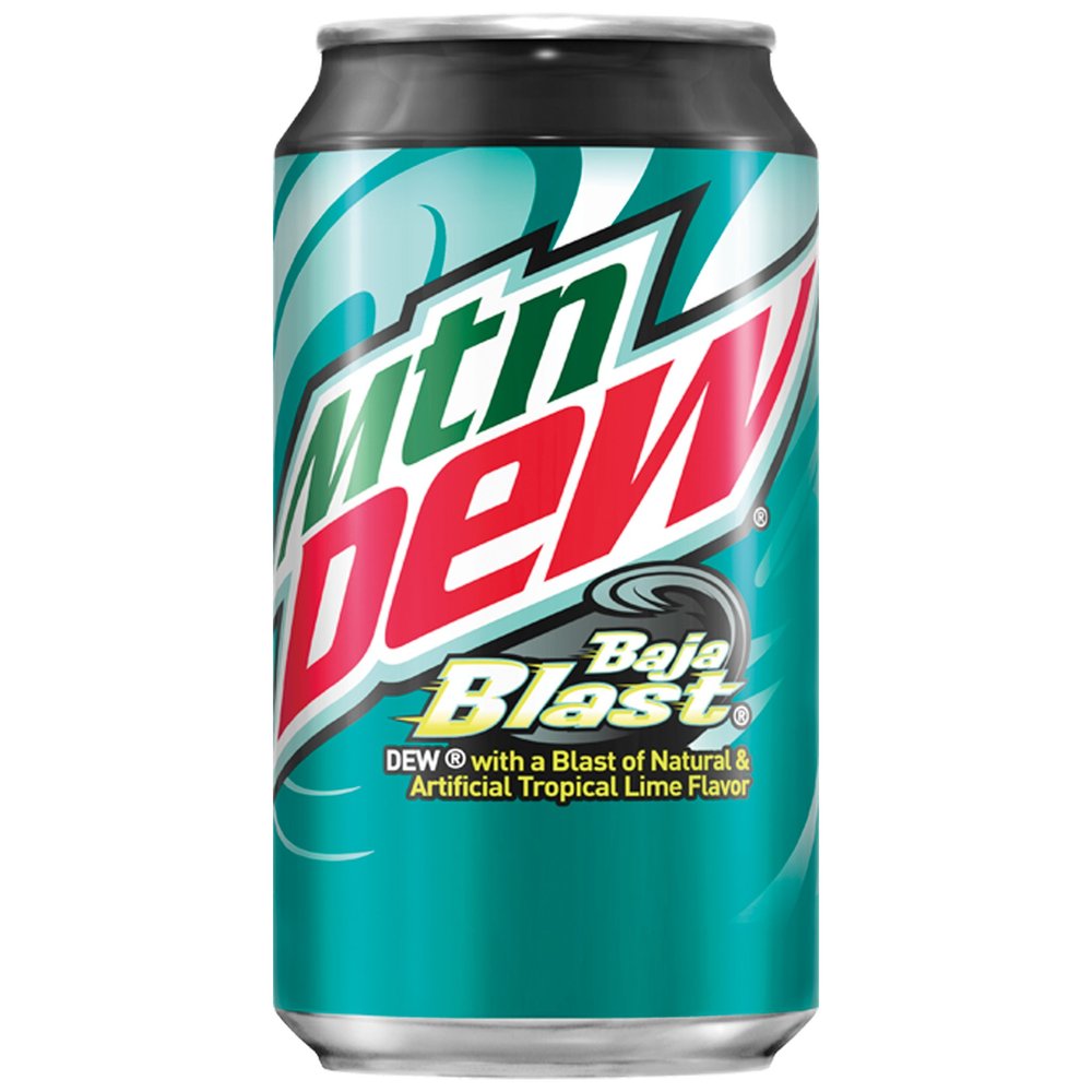 Mountain dew Baja blast