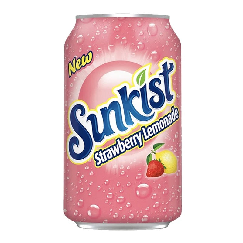 Sunkist strawberry lemonade 355ml