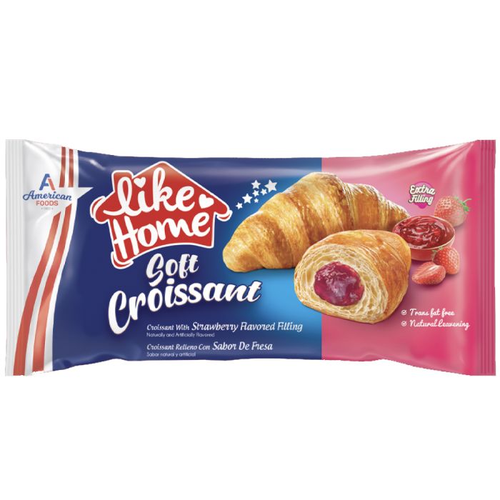 Like home soft croissant strawberry 55g