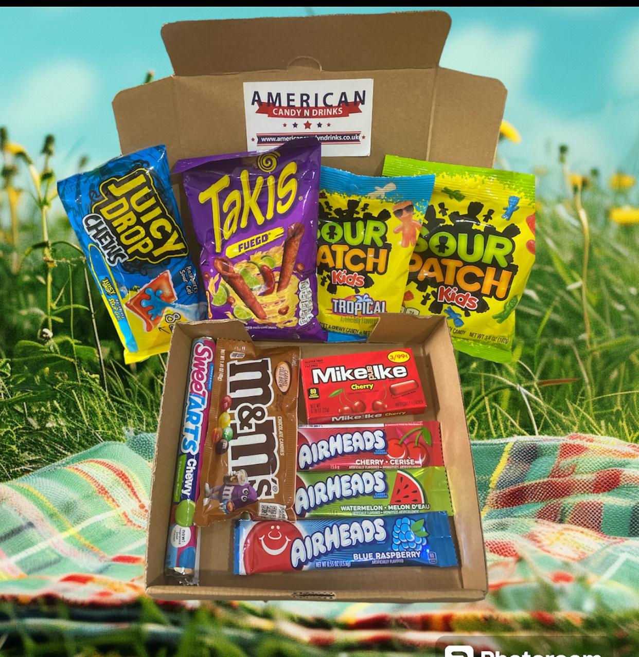 American snack gift bundle