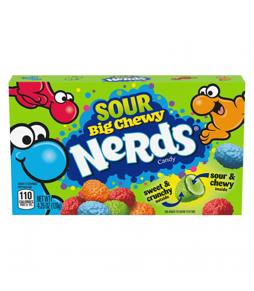 Nerds sour big chewy theatre box