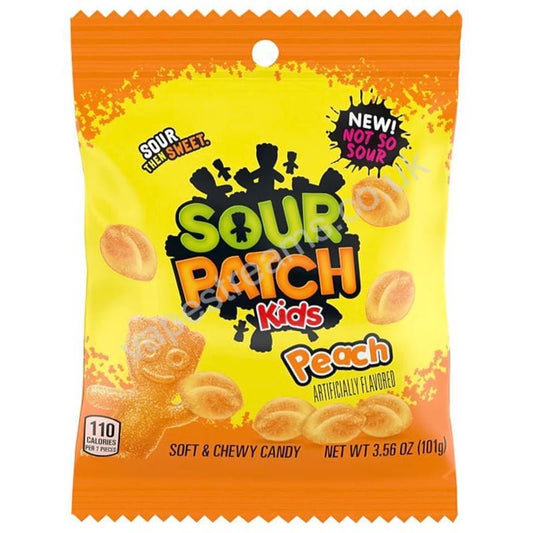 Sour patch kids peach peg bag 141g