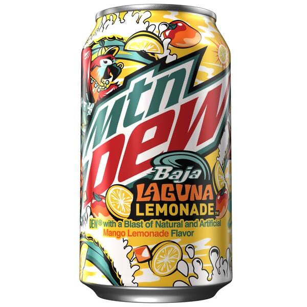 Mountain Dew baja laguna lemonade 335ml