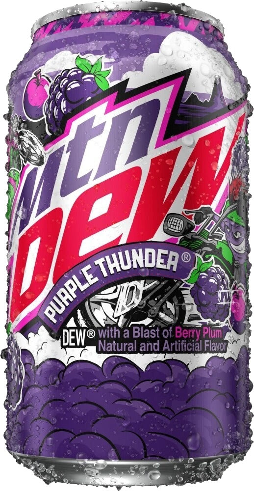 Mountain Dew purple thunder (new) 335ml