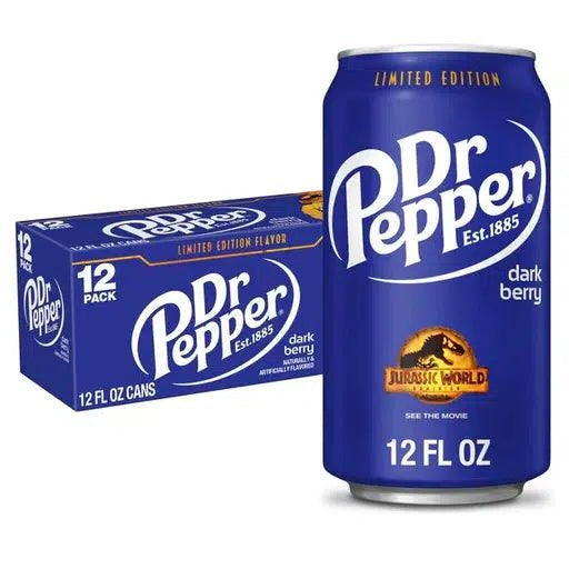 Dr Pepper dark berry limited addition 12 cans
