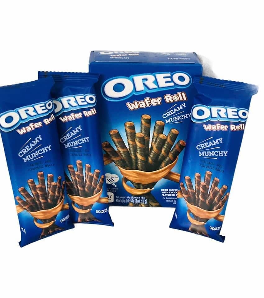 Oreo wafer roll chocolate 54g