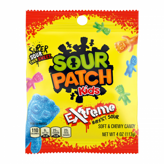 Sour patch kids extreme peg bag 4oz (113g)