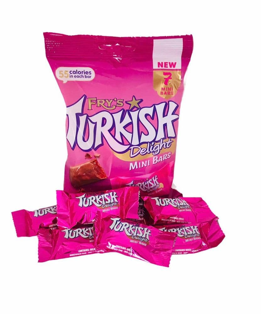 Fry’s Turkish delight mini bars 7 pack 105g