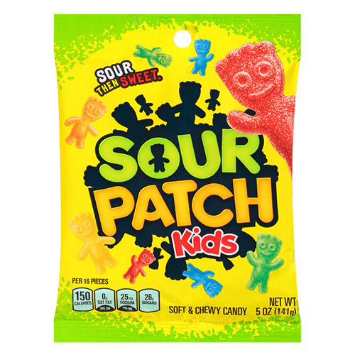 Sour patch kids peg bag 141g