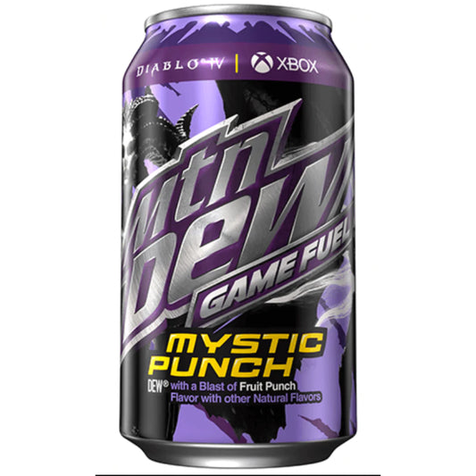 Mountain Dew game fuel  Mystic punch (rare) 335ml