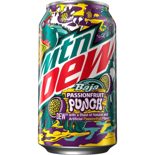 Mountain Dew baja passionfruit punch ( very rare)