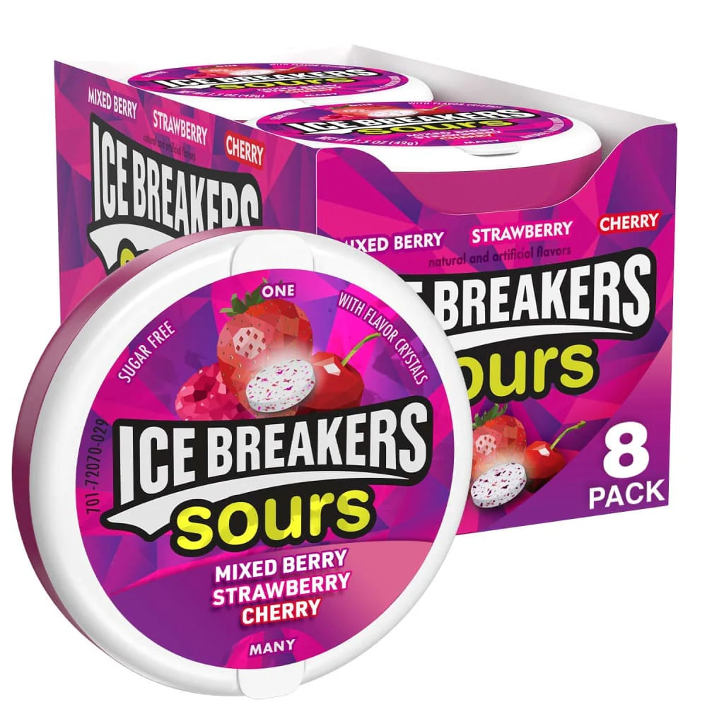 Icebreakers sours strawberry mixed berry