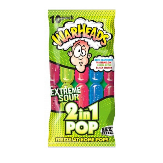 Warhead sour 2in1 snap ice pack of 10