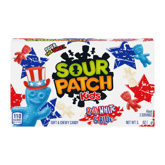 Sour patch red white & blue