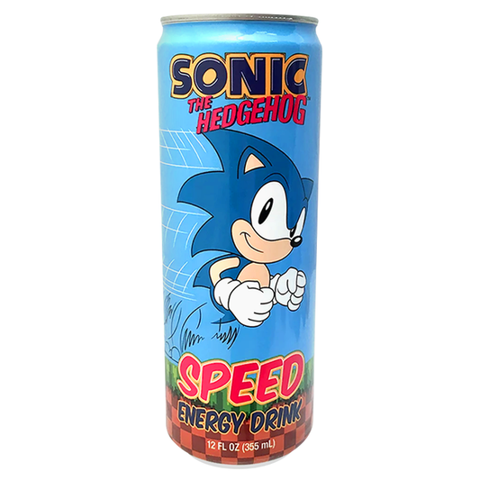 Sonic the hedgehog speed energy drink (rare)