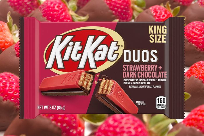 Kit Kat duo’s strawberry dark chocolate 42g