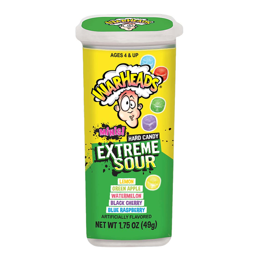 Warheads minis hard candy extreme sour 49g