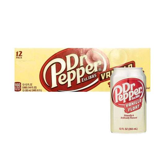 Dr Pepper vanilla float (12 cans)