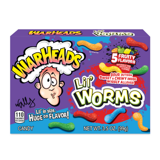 Warehead lil Worms theater box