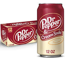 Dr Pepper cream soda (12 cans)