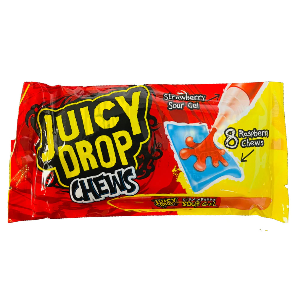 Juicy drop chews strawberry sour gel