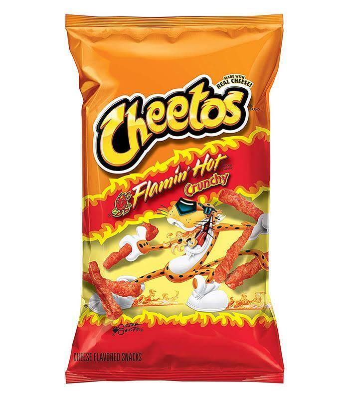 Cheetos flamin hot crunchy 226g 8oz