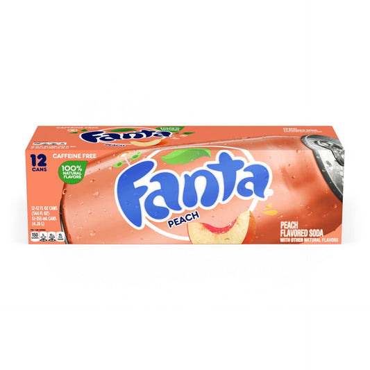 Fanta peach 12 (cans)