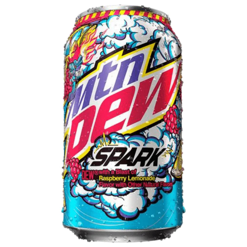 Mountain Dew spark raspberry lemonade 355ml